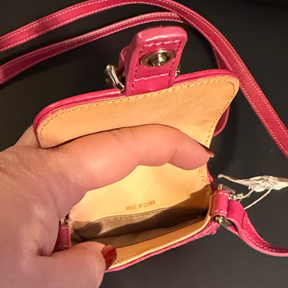 Coach Fuchsia Mini Crossbody Bag - Picture 2 of 5